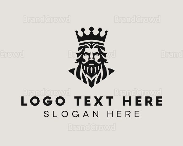 King Crown Beard Logo