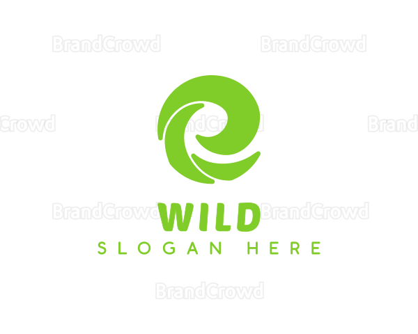 Eco Business Letter E Logo