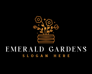 Botanical Flower Garden logo design