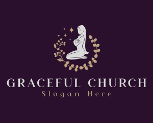 Plastic Surgery - Woman Floral Beauty Spa logo design