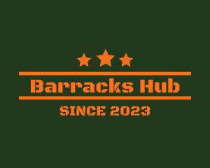 Barracks - Army Veteran Clan logo design