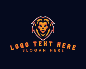 Character - Lion Gaming League logo design