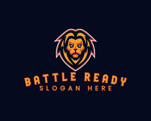 Lion Gaming League logo design