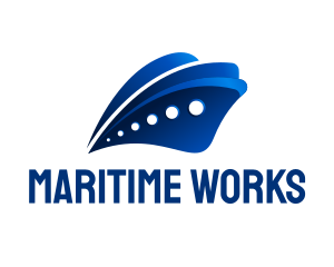 Marine Ship Cruise logo design