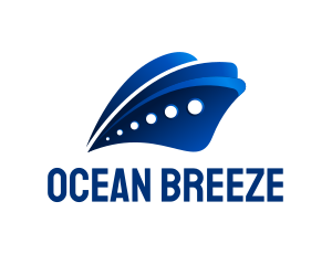 Cruising - Marine Ship Travel logo design