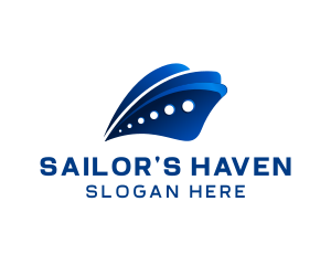 Marine Ship Cruise logo design