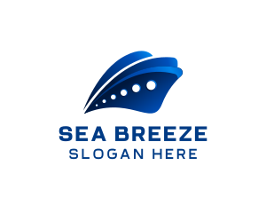 Marine Ship Cruise logo design