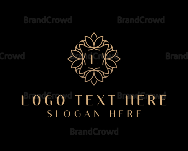 Lotus Floral Luxury Logo