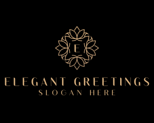 Lotus Floral Luxury logo design