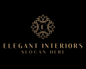 Lotus Floral Luxury logo design