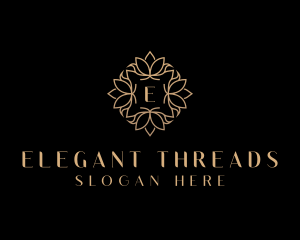 Lotus Floral Luxury logo design