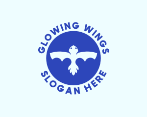 Bat Wings Bird logo design