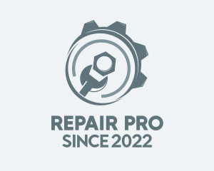 Wrench Mechanic Repair logo design