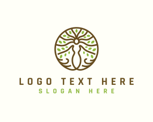 Therapy - Woman Tree Wellness logo design