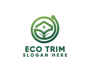 Eco Friendly House logo design