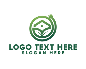 Eco Friendly House Logo