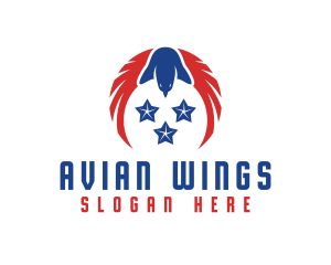 Star Hawk Wing logo design