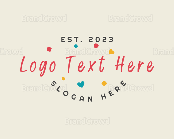 Playful Preschool Business Logo