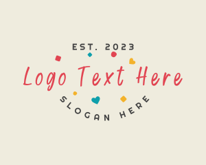 Learning Center - Playful Preschool Business logo design