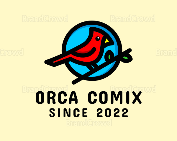 Cardinal Bird Branch Logo