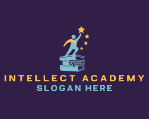 Academics - Human Book Education logo design