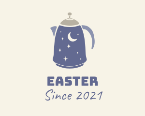 Hot Drinks - Starry Electric Kettle logo design