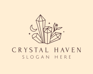 Crystals - Mystic Crystals Jewelry logo design