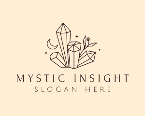 Mystic Crystals Jewelry  logo design