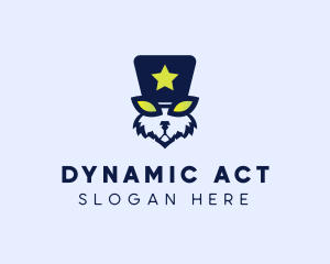 Act - Magician Rabbit Hat logo design