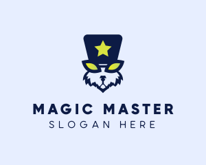 Trick - Magician Rabbit Hat logo design