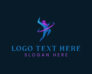 Human Fitness Runner Logo