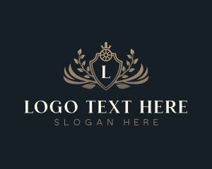 Stylish - Wedding Event Wreath logo design