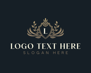 Crown - Wedding Event Wreath logo design