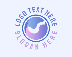 Flow - Abstract Surf Water Wave logo design
