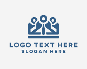 Manager - Corporate Employee Agency logo design