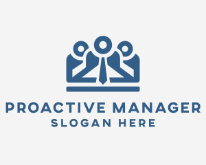 Manager - Corporate Employee Agency logo design