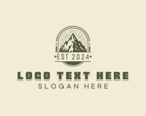 Summit - Nature Park Mountain logo design