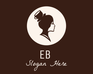 Coffee-seller - Lady Coffee Barista logo design