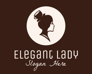 Lady - Lady Coffee Barista logo design