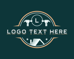 Construction Tool - Hammer Renovation Carpentry logo design