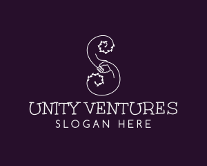 Partnership - Unity Handshake Letter S logo design