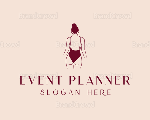 Bikini Fashion Swimwear Logo