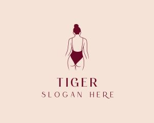 Bikini Fashion Swimwear Logo