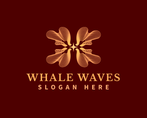 Elegant Star Waves logo design