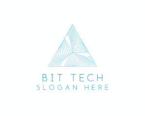 Creative Tech Pyramid logo design