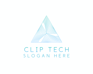 Creative Tech Pyramid logo design