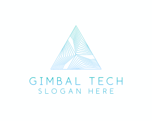 Creative Tech Pyramid logo design