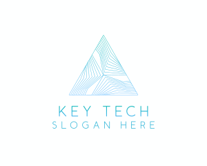 Creative Tech Pyramid logo design