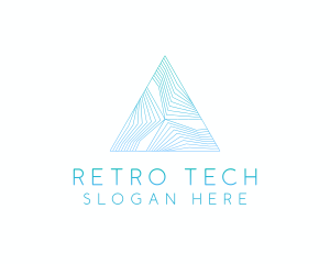 Creative Tech Pyramid logo design