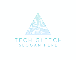 Creative Tech Pyramid logo design